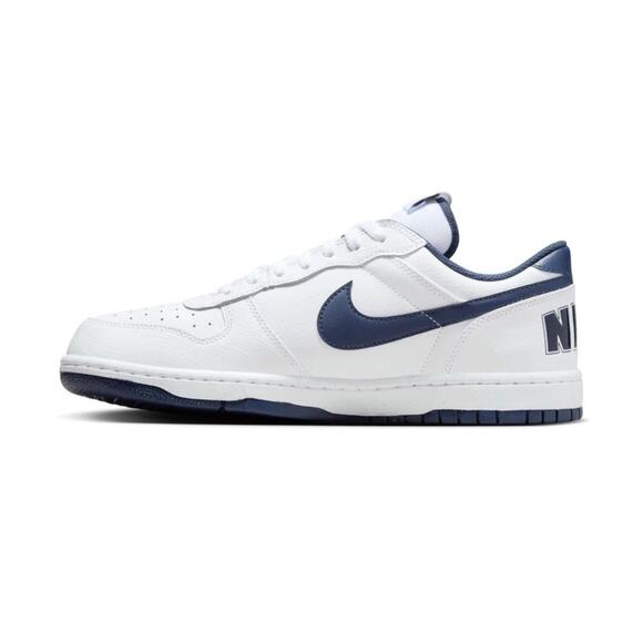 MEN'S NIKE 355152 140 BIG NIKE LOW WHITE/NAVY Men’s size 13 - Picture 5 of 5